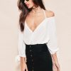 Women For Love & Lemons Tops | Buenos Noches White Bodysuit