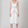 Women Foxiedox Dresses | Spellgirl Embroidery Midi Dress