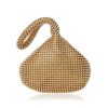 Women E L A London Bags | Crystal Gold Mini Evening Bag