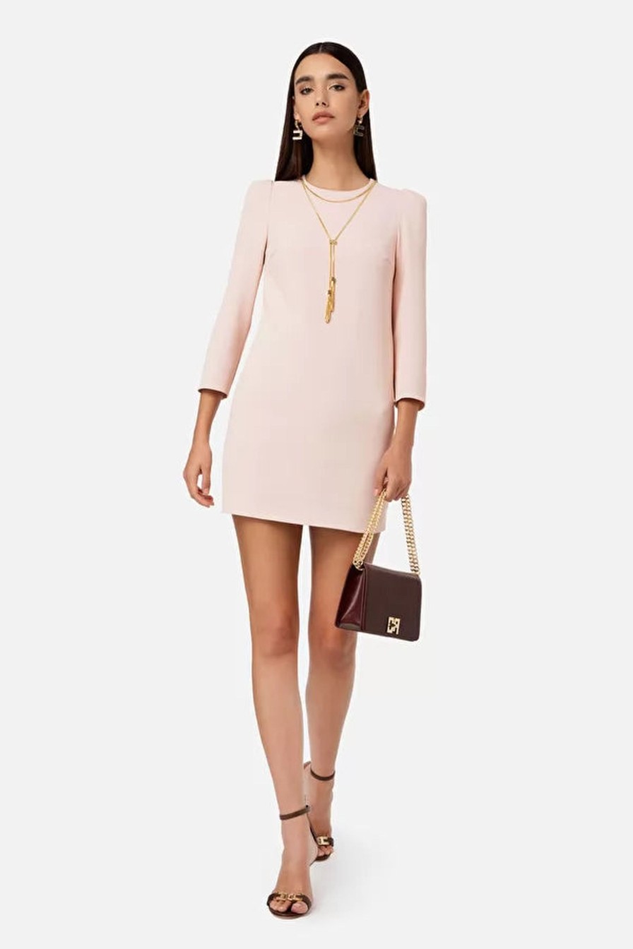 Women Elisabetta Franchi Dresses | Boxy Dress With Necklace