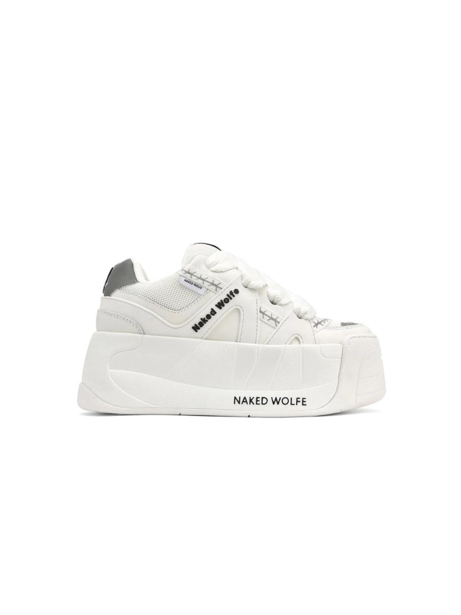 Women Naked Wolfe Trainers | Slider White Trainers