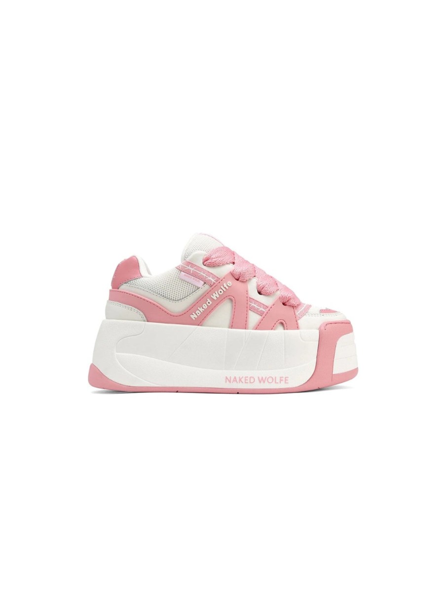 Women Naked Wolfe Trainers | Slider Baby Pink