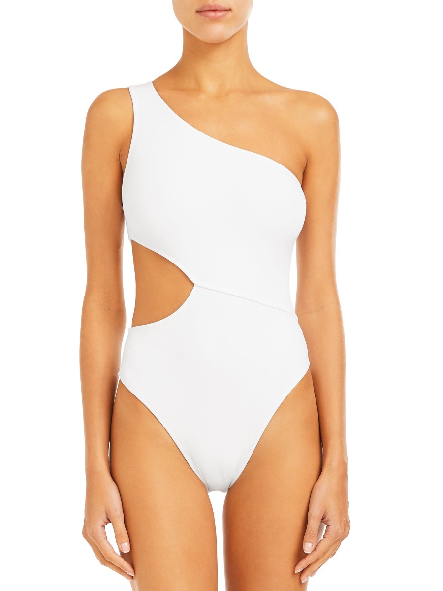 Women Elizabeth Hurley Beach Beachwear | Meena One Piece In White