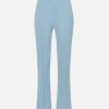 Women Elisabetta Franchi Pants | Trousers In Double Layer Stretch Crepe