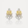 Women E L A London | Serena Yellow Earrings