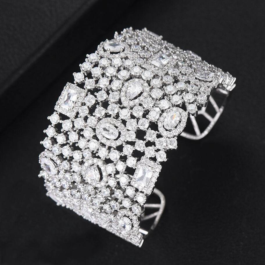 Women E L A London | Brilliant Cuff In Silver