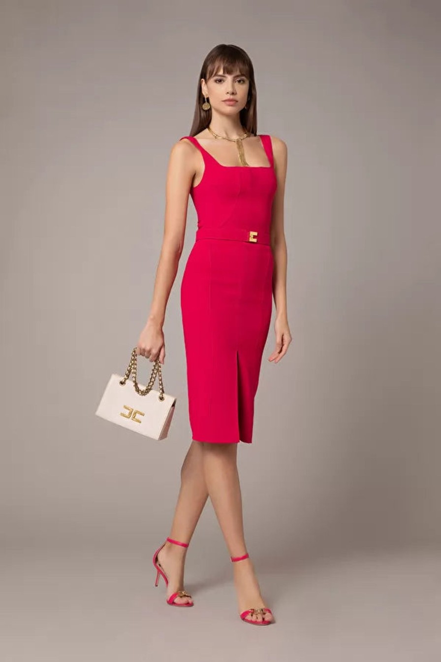 Women Elisabetta Franchi Dresses | Sleeveless Sheath Dress